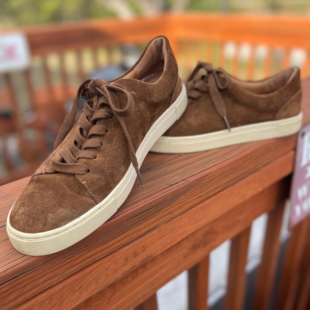 Frye Brown Suede Men's Sneakers